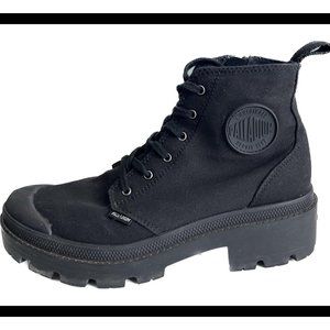 Palladium Pallabase Twill Boots 7.5 Black